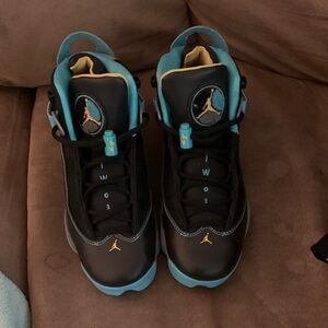Jordan Black and Blue Women's Sneakers new old stock